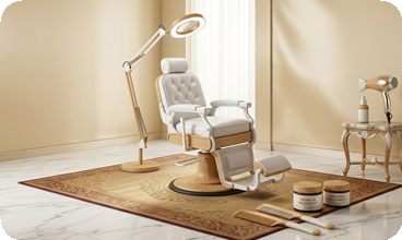Fauteuil de traitement du centre anti-poux